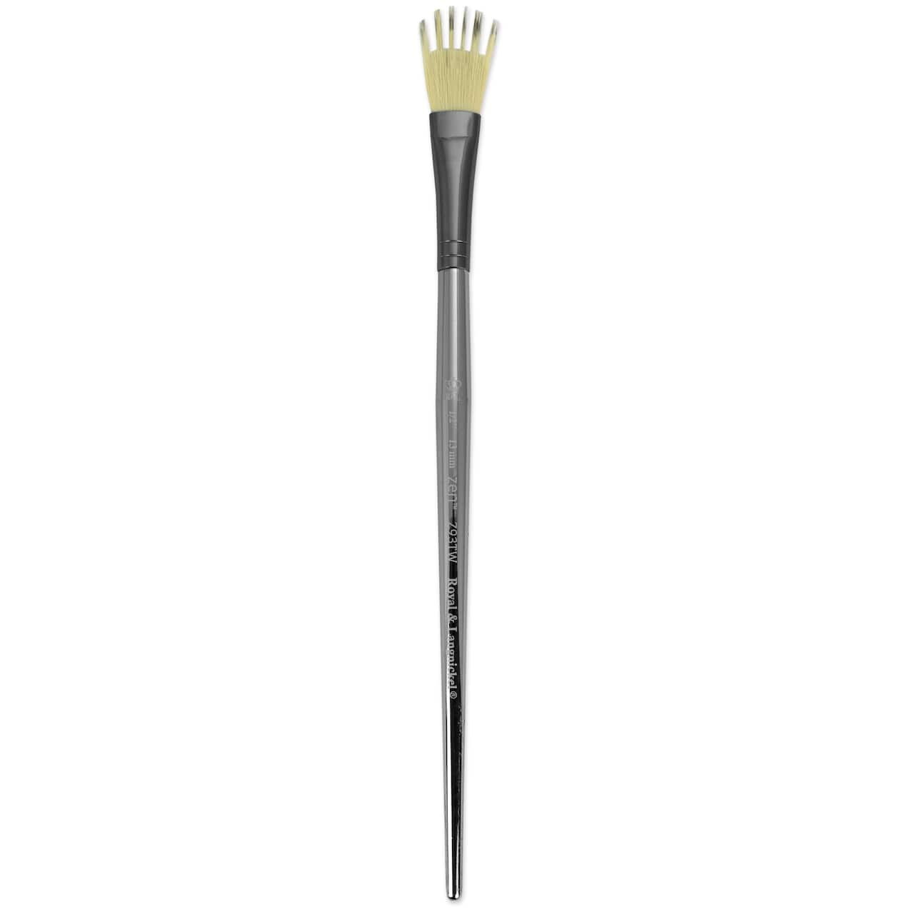 12 Pack: Zen™ Series 93 Short Handle Filbert Wisp Brush